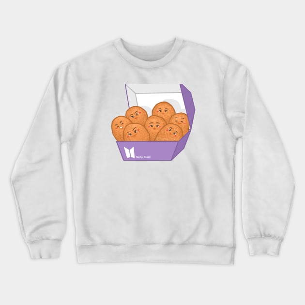 ARMY Chicken Nugget Crewneck Sweatshirt by Khotekmei